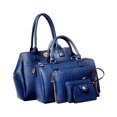 thumbnail image 3 of Juego de 5 uds. De bolsos de hombro para mujer, bolsos de piel sintética, tarjetero funcional Azul jinwen Bolso de mujer, 3 of 8