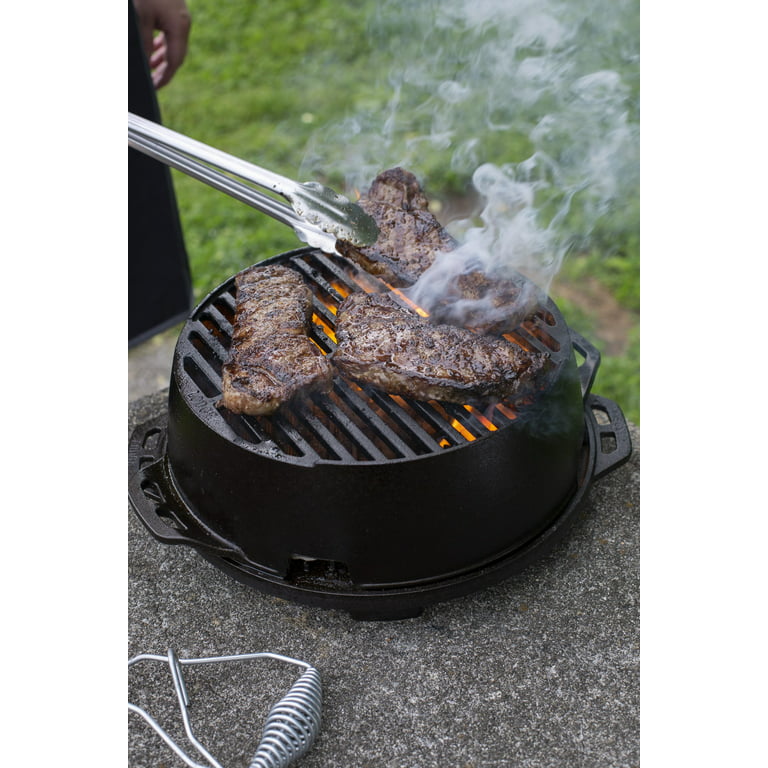 Lodge 12 Inch Portable Round Grill