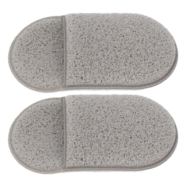 Pack of 2 exfoliating facial sponges, soft and elastic, for facial cleansing and makeup removal