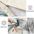 thumbnail image 6 of Christmas Throw Pillow Covers 18 x 18 Inch Set of 4, Winter Snowman Pillowcases Snowflake Xmas Tree Winter Holiday Cushion Case Decoration for Sofa Couch, 6 of 6