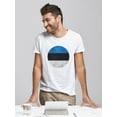 thumbnail image 2 of Grunge Estonia Flag T-Shirt Men -Image by Shutterstock, Male XX-Large, 2 of 4