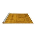 thumbnail image 2 of Ahgly Company Machine Washable Indoor Rectangle Abstract Yellow Contemporary Area Rugs, 8' x 10', 2 of 4