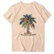 thumbnail image 1 of Blusas de Manga Corta para las Mujeres Divertida Impresión Cuello Redondo Camiseta Vintage, Blusas de Primavera para las Mujeres, 1 of 6