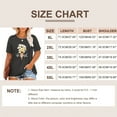 thumbnail image 3 of Pop Seller Women'S Cute Printed Short Sleeve Round Neck Front Shoulder Vintage Short Sleeve Summer Loose Shirt Top Green XL, 3 of 5