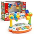 thumbnail image 1 of Jouet Piano pour Enfants Jouets Musicaux de Développement pour Bébé Jouets Musicaux Mignons Dessin Animé Jouet Musical Éducatif Clavier Électronique Instrument de Musique Réutilisable Jouet pour Enfants Garçons Filles Âge 3+, 1 of 10