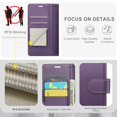 thumbnail image 3 of Funda tipo cartera FLIPALM para Samsung Galaxy A16 5G RFID Morada, 3 of 6