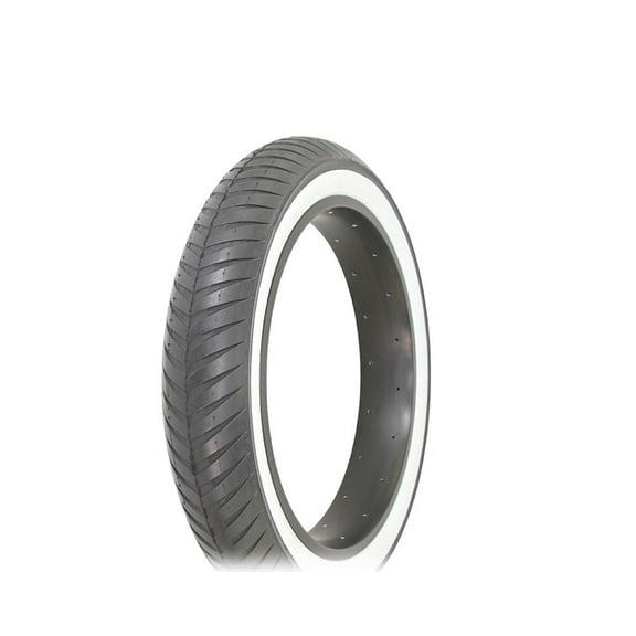 Bike Tire 20 x 4.1/4 Black/White Side Wall IA-2065.