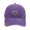 Purple, variant on Heart Football Embroidery Washed Baseball Cap American Western Unisex Sports Sunshade Duck Hat Black