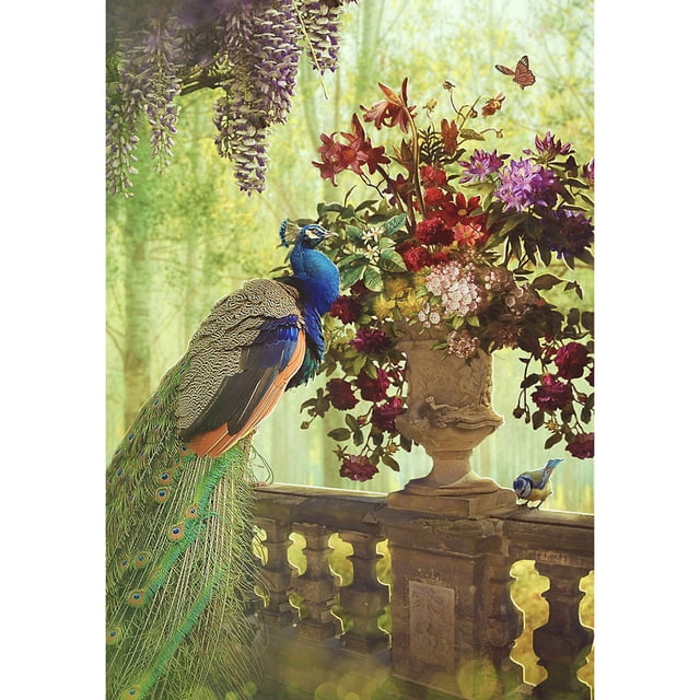 Taladro Pintura Diamante (DE4232) 5D DIY Full Peafowl Cross Stitch Mosaico Craft Kit 45x60cm FLhrweasw Nuevo