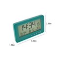 thumbnail image 3 of Teissuly Clearance Digital Alarm Clock Simples LED Large Digital Display Fashion Multi-set Alarm Clock Features Desktop Bedside Study Kitchen Clock(Green, 15.5*10.5*4cm) Teissuly WER202308175132, 3 of 6
