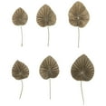thumbnail image 1 of 6 Green Elephant Ear Paper Embellishments For All Purpose Craft DIY Projects Dimensions 4" Length, 1 of 1
