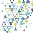 thumbnail image 2 of Hershey, Moira 12x12 White Modern Wood Framed Museum Art Print Titled - Triangle Tumble II, 2 of 4