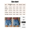 thumbnail image 6 of ONLYSHE Women Summer Ripped Juniors Shorts Button High Waisted Stretchy Denim Jean Shorts With Pockets, 6 of 7