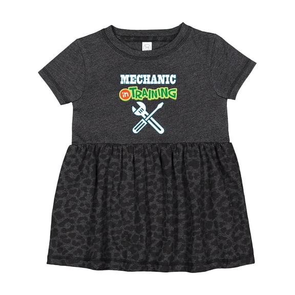 Inktastic Mechanic in Training Girls Baby Dress