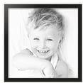 thumbnail image 2 of ArtToFrames 21" x 21" Raw Edge Black Picture Frame, 21x21 inch Black MDF Poster Frame (WOM-4460),  Pack, 2 of 8