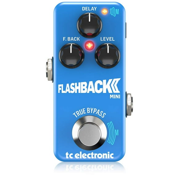 TC Electronic FLASHBACK 2 MINI DELAY Legendary Ultra-Compact Delay Pedal with MASH Footswitch and New Tape and Analog Algorithms
