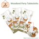 thumbnail image 4 of Mantel Yara Woodland de plástico para baby shower y cumpleaños, 4 of 6