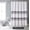 Black, variant on Modern White Farmhouse Shower Curtain,Luxury 100% Cotton Shower Curtain Bathroom Decor,(Navy Blue,72" W x 72" H)
