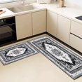 thumbnail image 5 of Kitchen Rugs Sets of 3 Non Slip Washable Kitchen Mats for Floor, Waterproof Kitchen Runner Rug, Floor Mat Carpet for Entryway, Laundry, Sink, Hallway, Bathroom, 5 of 12