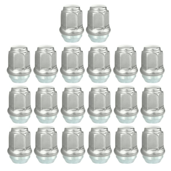 Unique Bargains 20 Pcs Wheel Lug Nuts for Jeep Wrangler Liberty for Dodge Challenger Tire Lugnuts