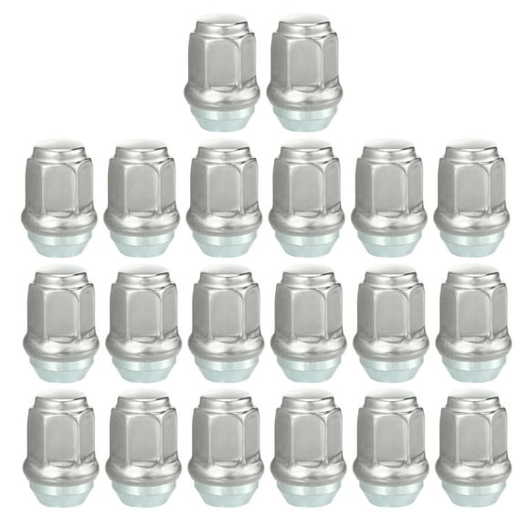 Unique Bargains 20 Pcs Wheel Lug Nuts for Jeep Wrangler Liberty for Dodge Challenger Tire Lugnuts
