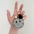 thumbnail image 3 of Wrapables Crystal Bling Key Chain Keyring with Tassel Car Purse Handbag Pendant, Smiles, 3 of 6