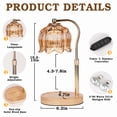 thumbnail image 4 of Funistree Flower Candle Warmer Lamp with Timer, Dimmable Candle Lamp Warmer, Christmas Birthday Gifts for Women Mom Her, 4 of 9