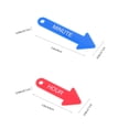 thumbnail image 2 of Phenofice 2Pcs Teaching Demonstration Clock Needle Toy Plastic for Learning Activities, 2 of 8