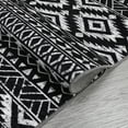 thumbnail image 6 of Hasoo Runner Rug 2' x 6' Washable Rugs for Hallway Abstract Geometrical Carpet Modern Rug, Black, 6 of 7