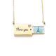 thumbnail image 1 of Torre Eiffel Francia Landmark ilustración Sobre de carta de amor, collar y joyas colgantes, 1 of 3