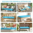 thumbnail image 7 of Snubbull Outdoor Bench Cushion 42 X 18 X 3.5 Inch Waterproof Patio Furniture Cushions, Non-Slip Bench Pad Cushion for Backyard Garden Swing Porch Sofa, Lake Blue, 7 of 7