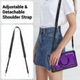 thumbnail image 6 of XYX Case for Samsung Galaxy Tab A11/ Tab A9 8.7 Inch 2025/2023 with Rotating Stand, Shoulder Strap, 2in1 Shockproof Cover, Purple, 6 of 7