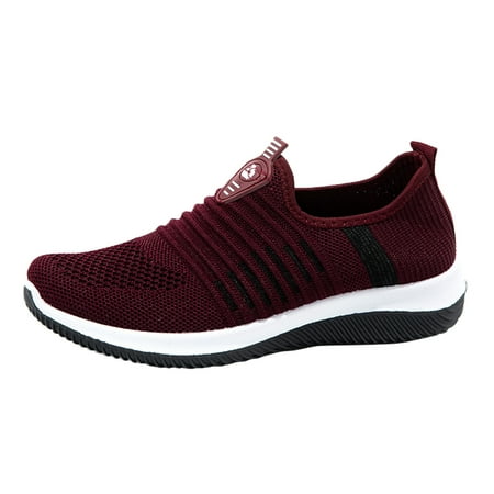 

Sneakers for Women Large Size Flying Woven Breathable Casual Sports Shoes