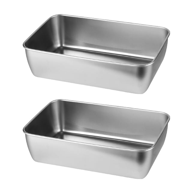 Bread Loaf Pan for Baking Stainless Steel Rectangular Meatloaf Baking Pan Loaf Tin Pan for Homemade Banana Bread