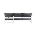 thumbnail image 6 of Elle Decor Paloma Outdoor Sectional Sofa White, 6 of 7