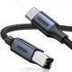 thumbnail image 1 of Cable de impresora USB B a USB C UGREEN de 2 m de nailon para MacBook, 1 of 9