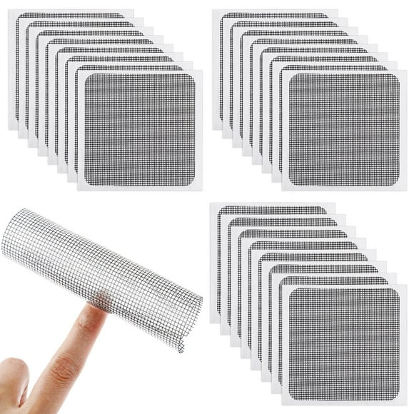 Hweilai 24 window screen repair patches, 3 layers of strong adhesive window and door gauze