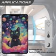 thumbnail image 5 of Psesaysky Black Cat Bubbles RV Door Window Shade with Hook and Loop Fastener Foldable RV Window Cover Privacy Protection for Camper Trailer Decorative Accessories, 5 of 7