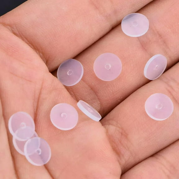 GKNET 10pcs Piercing Healing Discs Anti Hyperplasia Saucer Ear Nose Gasket TragusA QH