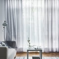 thumbnail image 3 of DYstyle Solid Semi-Sheer Voile Rod Pocket Curtain Panel, 3 of 3