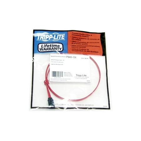UPC: 0037332118134 | Tripp Lite P940-19I 1.58 ft. SATA Cable