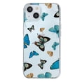 thumbnail image 1 of Funda Antigolpes InstaCase para iPhone 13 Mini mariposas azules, 1 of 4