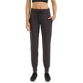 thumbnail image 1 of Pantalones de Yoga de Cintura Alta para Mujer con Puños Ajustables con Cordón y Bolsillos, Ideales para Correr o Hacer Ejercicio. Gris Oscuro XXL, 1 of 7