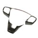 thumbnail image 3 of Embellecedor de volante de 2 uds., pegatina de panel de control estilo fibra de carbono de repuesto para Ford Bronco Sport (CX430) 2021 y posteriores, 3 of 14
