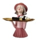 thumbnail image 1 of Almacenamiento De Estatua, Figurita De Resina Para Niña, Esculturas De Mesa, Soporte De Almacenamiento De Ornamento De Arte De Sala De Estar Para Llave, Joyería De Caramelo seitruly HA045137-01, 1 of 6