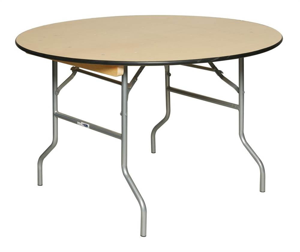 Round Table w Birch Plywood Top (36 in. Dia. x 30 in. H)