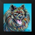 thumbnail image 2 of Vitaletti, Carolee 15x15 Black Modern Framed Museum Art Print Titled - Kaleidoscope Dog III, 2 of 5