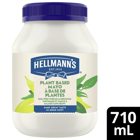 Hellmann's Egg Free Dressing & Sandwich Spread for vegan burgers and salads Plant Based 710 ml, 710 mL Dressing & Spread