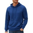 thumbnail image 5 of COOFANDY Mens Hooded Sweatshirt Long Sleeve Quilted Sweatshirt Casual Fashion Pullover Hoodies with Pocket, 5 of 9