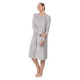 thumbnail image 4 of Aria Women’s Knit Velour Long Sleeve Ballet Nightgown, Sizes XS-5X, 4 of 6